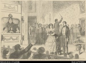 Victoria Theatre, Sydney, 1854